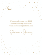 Celestial Arch RSVP Back