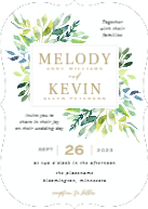 Leafy Flourish (Shaped Cut) Front