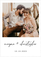 Modern Script (Shaped Cut) Back