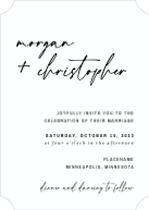 Modern Script (Shaped Cut) Front