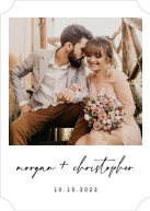 Modern Script (Shaped Cut) Back