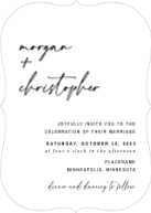 Modern Script (Shaped Cut) Front