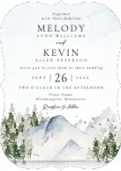 Mountain View (Shaped Cut) Front