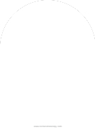 Handlettered with Border (Shaped Cut) Back