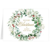 Wreath Greetings Back | Front