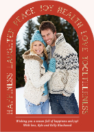 Arched Greetings (Shaped Cut) Front