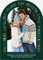 Arched Greetings (Shaped Cut) Front
