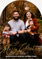 Christmas Calligraphy (Shaped Cut) Front