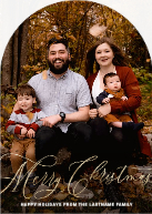 Christmas Calligraphy (Shaped Cut) Front