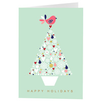Partridge Tree, Fold (4.5 x 6.25) Back | Front