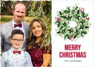 Festive Wreath (Shaped Cut) Front