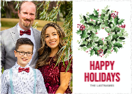 Festive Wreath (Shaped Cut) Front