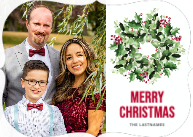 Festive Wreath (Shaped Cut) Front