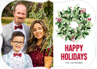 Festive Wreath (Shaped Cut) Front