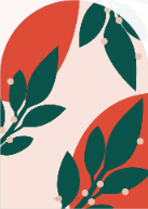 Modern Leaves (Shaped Cut) Back