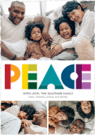 P E A C E  (Shaped Cut) Front
