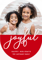 Scripted Joyful (Shaped Cut) Front