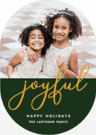 Scripted Joyful (Shaped Cut) Front