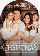Twinkly Christmas (Shaped Cut) Front