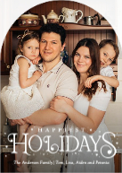 Twinkly Holidays (Shaped Cut) Front