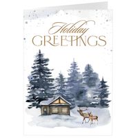 Winter Scene, Fold (5x7) Back | Front
