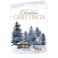 Winter Scene, Fold (5x7) Back | Front