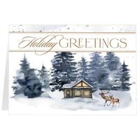 Winter Scene, Fold (7x5) Back | Front