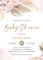 Boho Baby Shower Front