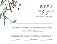Leaf Branches RSVP Front