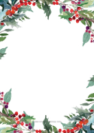 Wreath Border Back