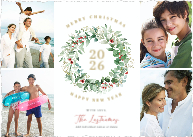 Wreath Greetings (Shaped Cut) Front