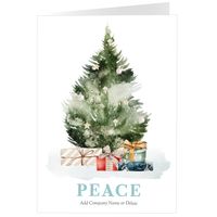 Watercolor Christmas Tree (5x7) Back | Front