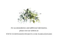 Lush Greenery (Classic) Reception Enclosure Back