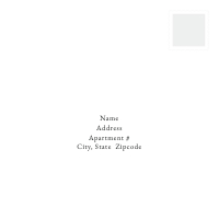 Classic Typography (Back Flap Printing) Front