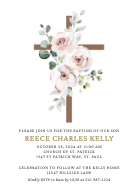 Floral Cross Front