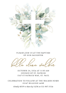 Cross with Greenery Front
