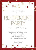 Golden Confetti (Retirement) Front