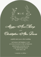 Verdant Monogram (Shaped Cut) Front