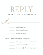 Distinctive Pairing RSVP Front