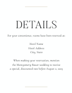 Distinctive Pairing Details Enclosure Front