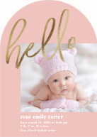 Shining Hello (Shaped Cut) Front