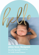 Shining Hello (Shaped Cut) Front