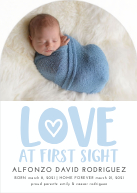 LOVE at first sight (Shaped Cut) Front