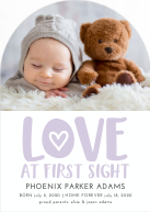 LOVE at first sight (Shaped Cut) Front