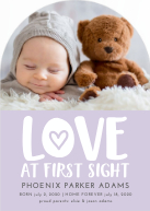 LOVE at first sight (Shaped Cut) Front