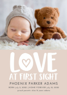 LOVE at first sight Front