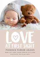 LOVE at first sight (Shaped Cut) Front