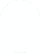 Little One, Giraffe (Shaped Cut) Back