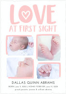 LOVE at first sight (Shaped Cut) Front