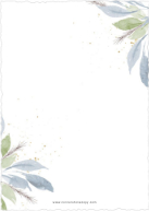 Soft Foliage (Shaped Cut) Back